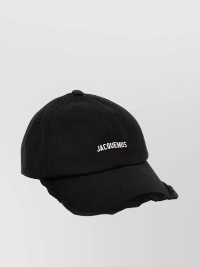 Jacquemus La Casquette Artichaut Baseball Cap In Black