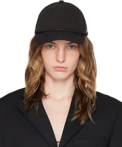 Jacquemus Black Les Classiques 'la Casquette ' Cap In 990 Black