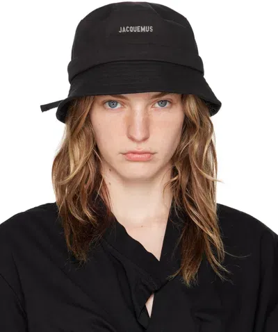 Jacquemus Black Les Classiques 'le Bob Gadjo' Bucket Hat In 990 Black