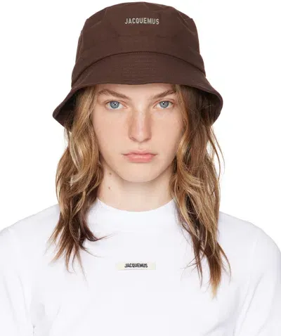 Jacquemus Brown Les Classiques 'le Bob Gadjo' Bucket Hat In 850 Brown