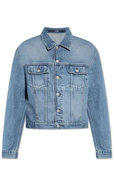 Jacquemus La Veste De-nîmes Denim Jacket In Blue