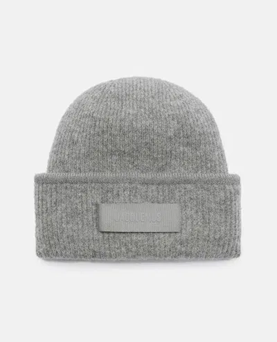 Jacquemus Grosgrain Hat In Grey