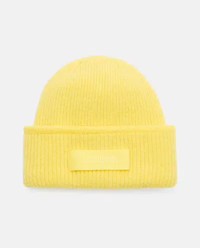 Jacquemus Grosgrain Hat In Yellow