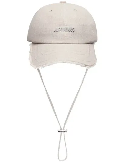 Jacquemus La Casquette Artichaut Baseball Cap In Grey