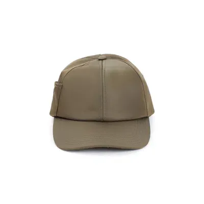 Jacquemus La Casquette Ovalie Hat 62 In Green