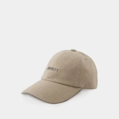 Jacquemus La Casquette Gadjo Cap -  - Cotton - Light Beige