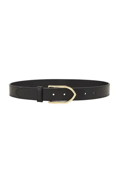 Jacquemus La Ceinture Bambino Leather Belt In Black