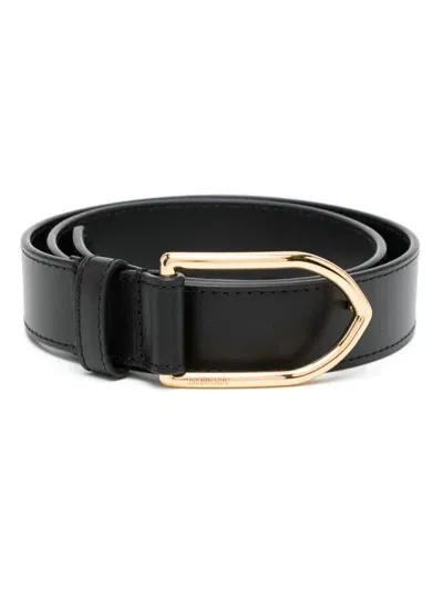 Jacquemus La Ceinture Bambino Leather Belt In Black