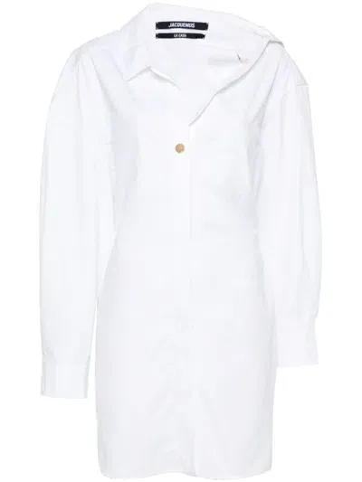 Jacquemus La Mini Robe Mini Dress In White