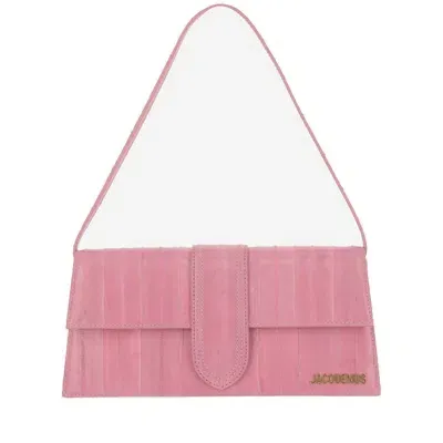 Jacquemus Le Bambino Logo Plaque Shoulder Bag In Pink