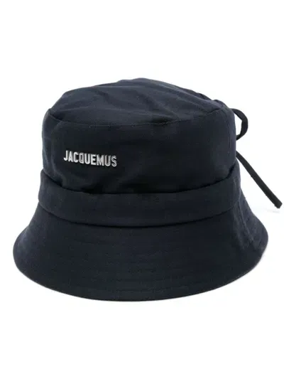 Jacquemus Le Bob Gadjo Bucket Hat In Blue