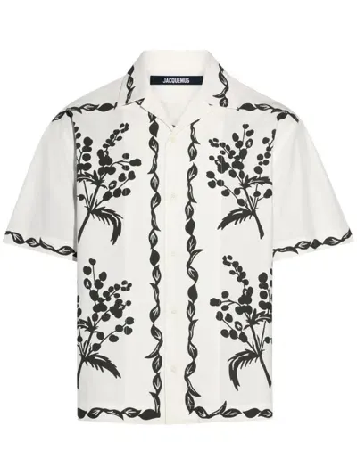 Jacquemus Le Chemise Jean In White