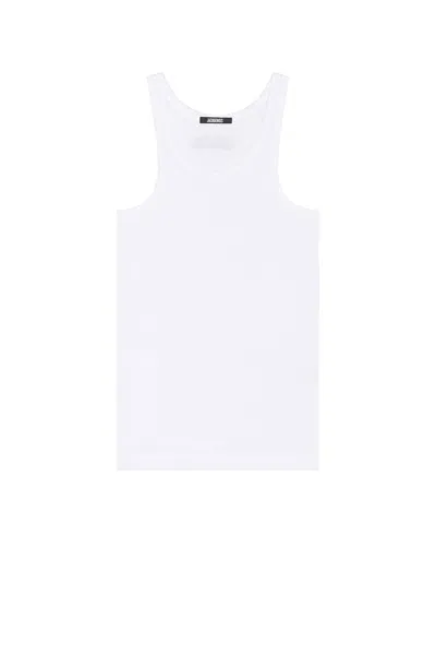 Jacquemus Le Debardeur Pesco In White