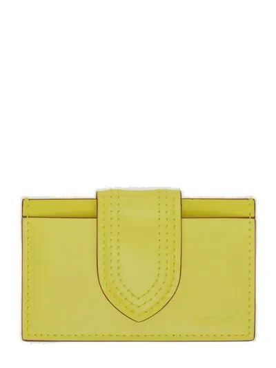 Jacquemus Le Porte Carte Bambino Cardholder In Yellow