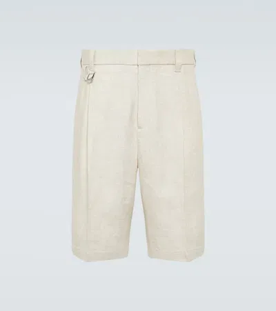 Jacquemus Le Short Melo Bermuda Shorts In White