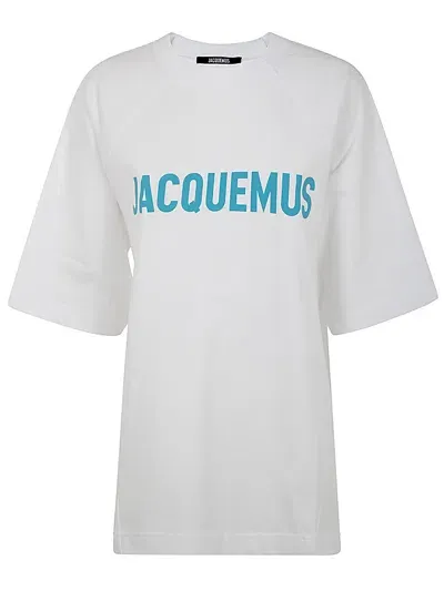 Jacquemus Le Tshirt Typo In Weiss 1