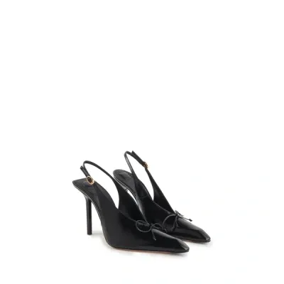 Jacquemus Les Slingbacks Cubisto H In Black