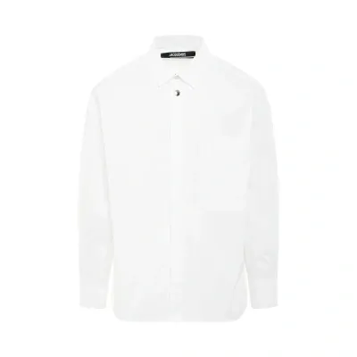 Jacquemus Manches Longue Shirt In White