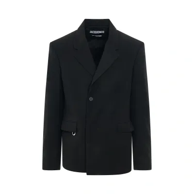 Jacquemus La Veste Melo Blazer Jacket In Black