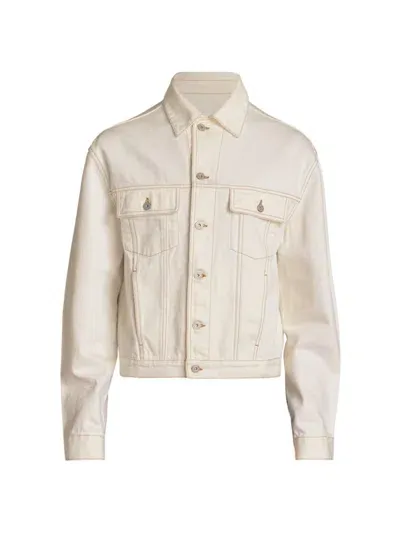 Jacquemus La Veste De-nîmes Denim Jacket In Beige