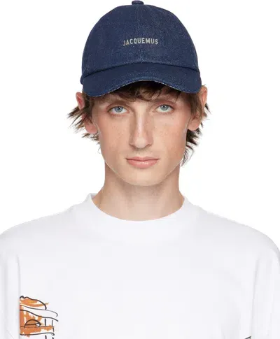 Jacquemus La Casquette Gadjo Baseball Cap In Blue