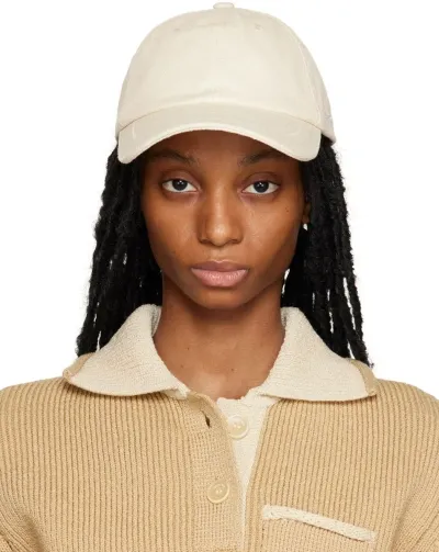 Jacquemus Le Raphiaコレクション オフホワイト La Casquette キャップ In 110 Off-white