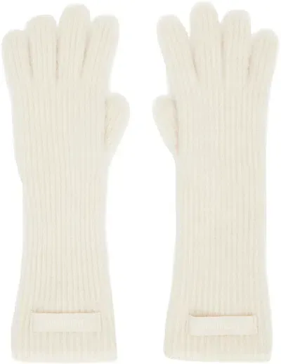 Jacquemus Off-white 'les Gants Gros Grain' Gloves