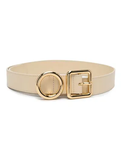 Jacquemus 'regalo' Leather Belt In White