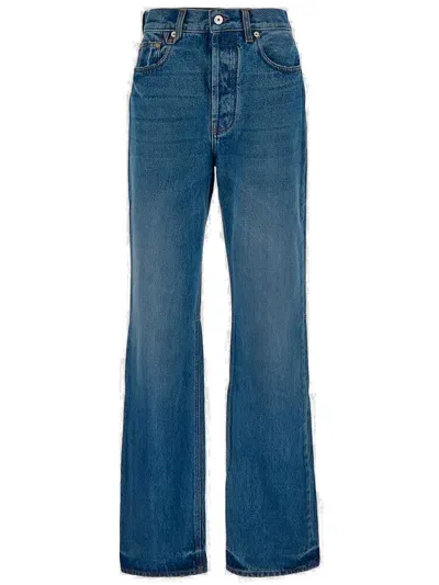 Jacquemus Le De-nimes Droit High-rise Straight Jeans In Blue