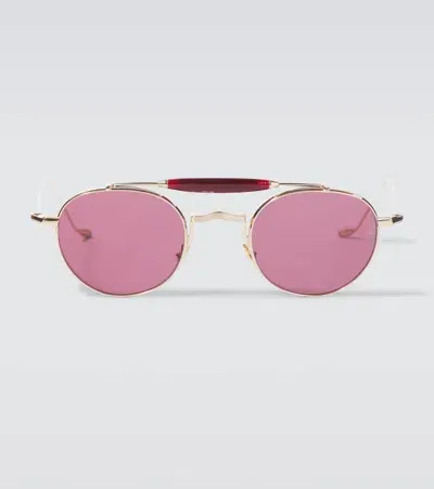 Jacques Marie Mage Dasan Aviator Sunglasses In Purple