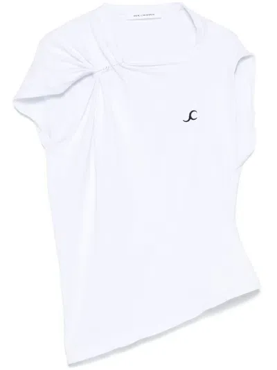 Jade Cropper Logo-embroidered Top In White