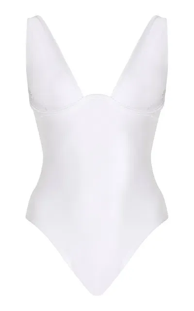 Jade Swim Paloma One-piece Swimsuit In White