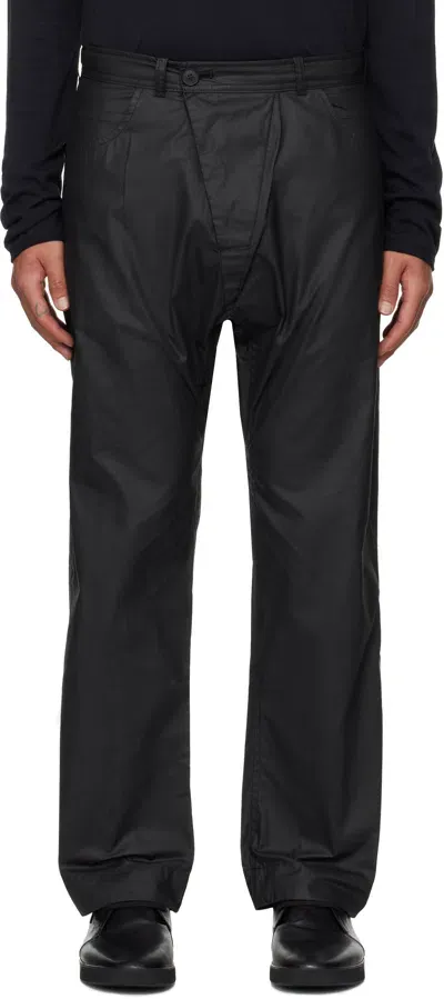 Jan-jan Van Essche Black #70 Trousers In Off Black