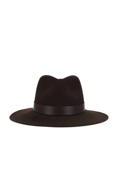 Janessa Leone Ross Hat In Chocolate