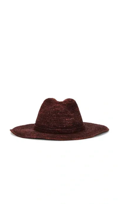 Janessa Leone Sacha Hat In Chocolate