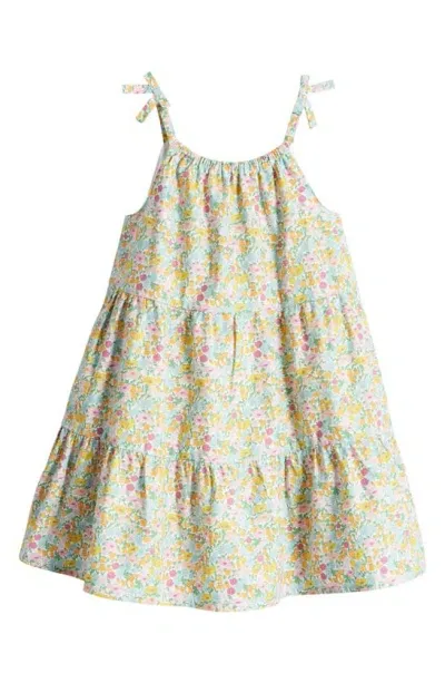 Janie And Jack X Liberty London Kids' Poppy Daisy Tiered Sundress In Poppy Daisy Multi