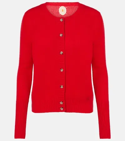 Jardin Des Orangers Cashmere Cardigan In Red