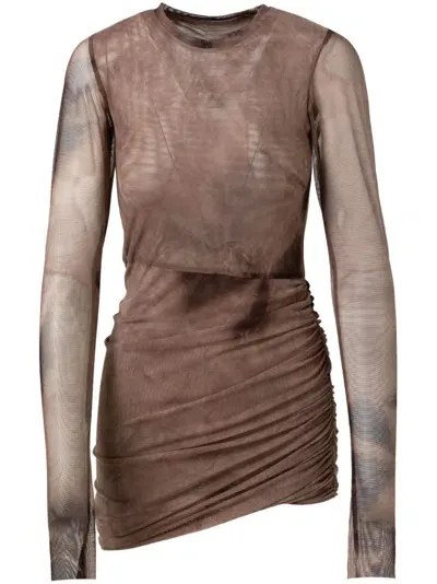 Jbq Kennedy Mini Dress In Brown