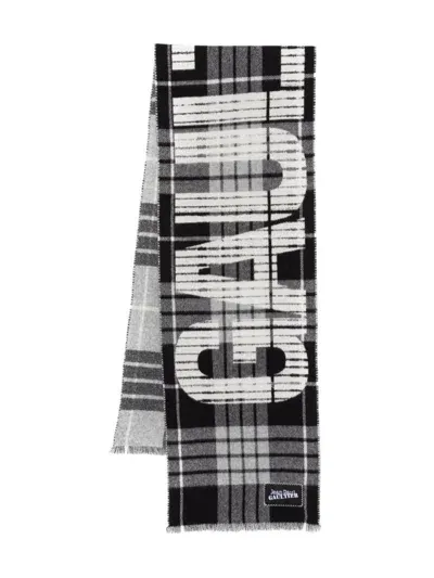 Jean Paul Gaultier Scarfs In Black Grey White