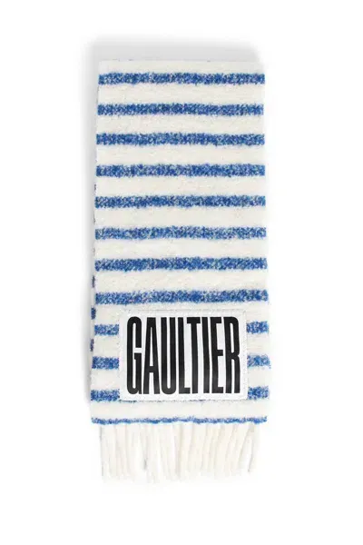 Jean Paul Gaultier Wool Scarves In Multicolor