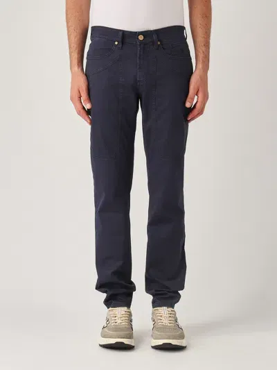 Jeckerson John 5 Tasche Toppa Slim Trousers In Blue