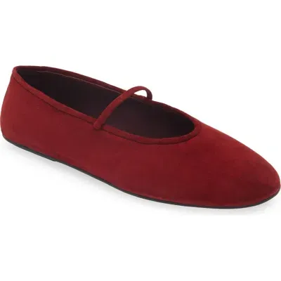 Jeffrey Campbell Dancerina Mary Jane Ballet Flat In Red