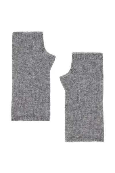 Jenni Kayne Fingerless Cashmere Gloves In Gray