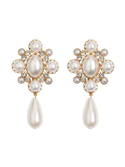 Jennifer Behr Jubilee Drop Earrings In White