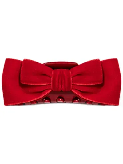 Jennifer Behr Matilda Jaw Clip In Red