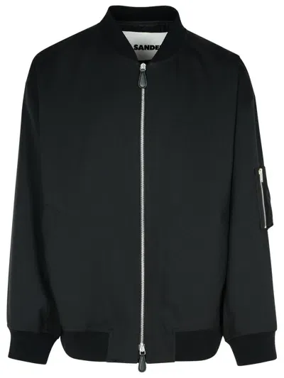 Jil Sander Black Polyester Jacket