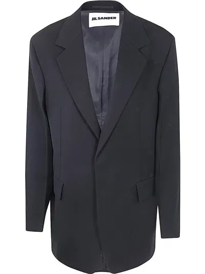 Jil Sander Man`s Jacket 47 Tm In Black