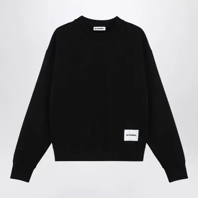 Jil Sander Crewneck Sweatshirt In Black