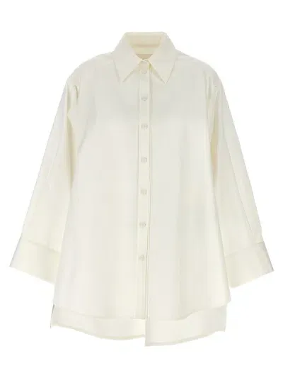 Jil Sander Cut-out Armholesque Shirt In White