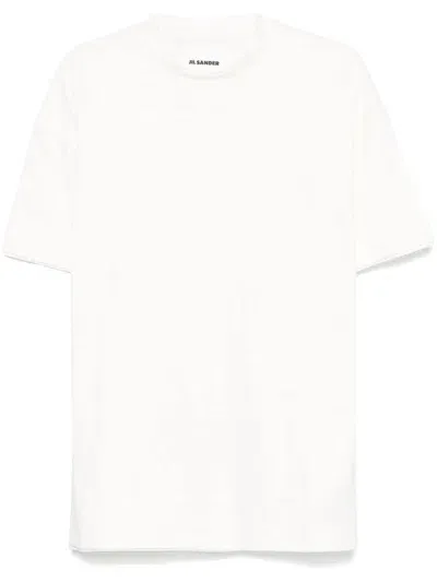 Jil Sander Double-layer T-shirt In White